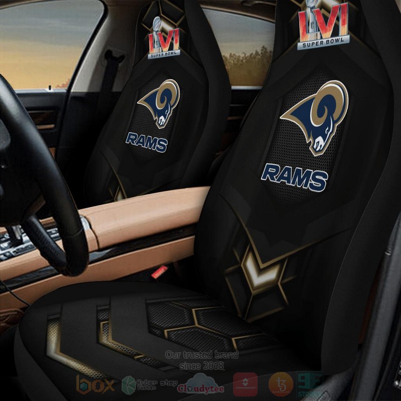 NFL_Los_Angeles_Rams_Black_Car_Seat_Cover