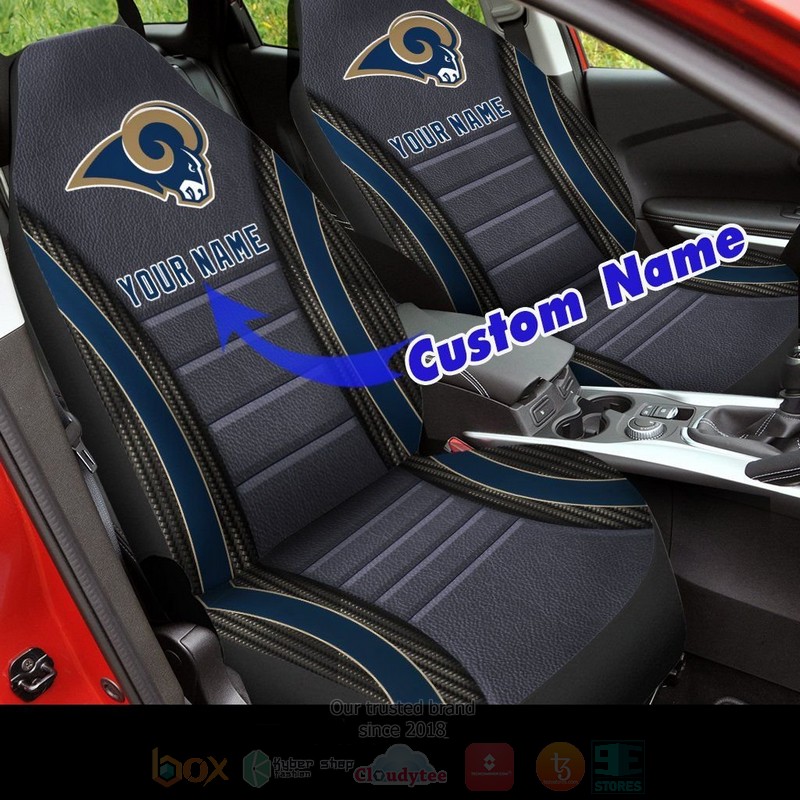 NFL_Los_Angeles_Rams_Custom_Name_Car_Seat_Cover