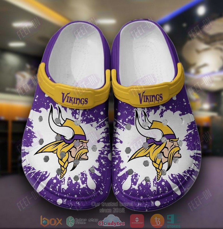NFL_Minnesota_Vikings_Purple_Crocband_Crocs_Clog_Shoes