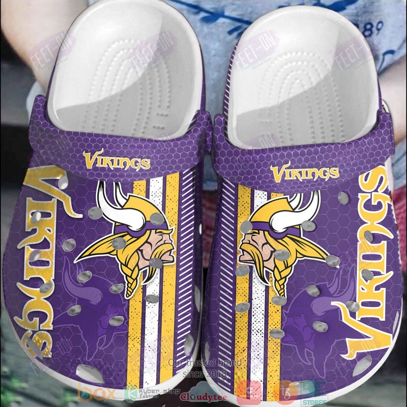 NFL_Minnesota_Vikings_Yellow-Purple_Crocband_Crocs_Clog_Shoes