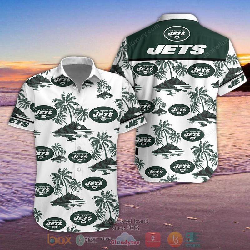 NFL_New_York_Jets_palm_tree_Hawaiian_Shirt_Shorts