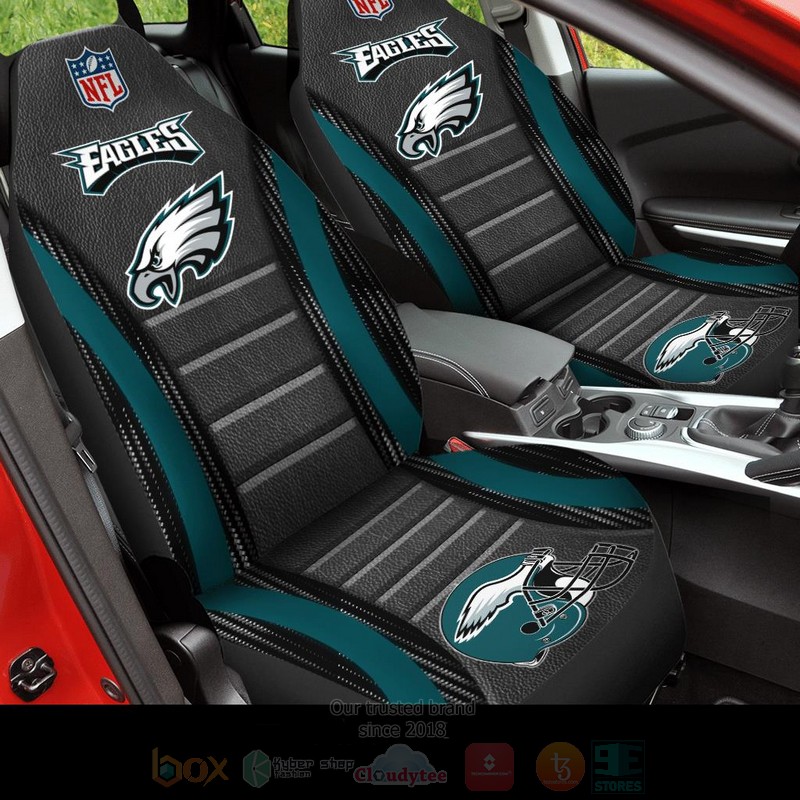 NFL_Philadelphia_Eagles_Black_Car_Seat_Cover