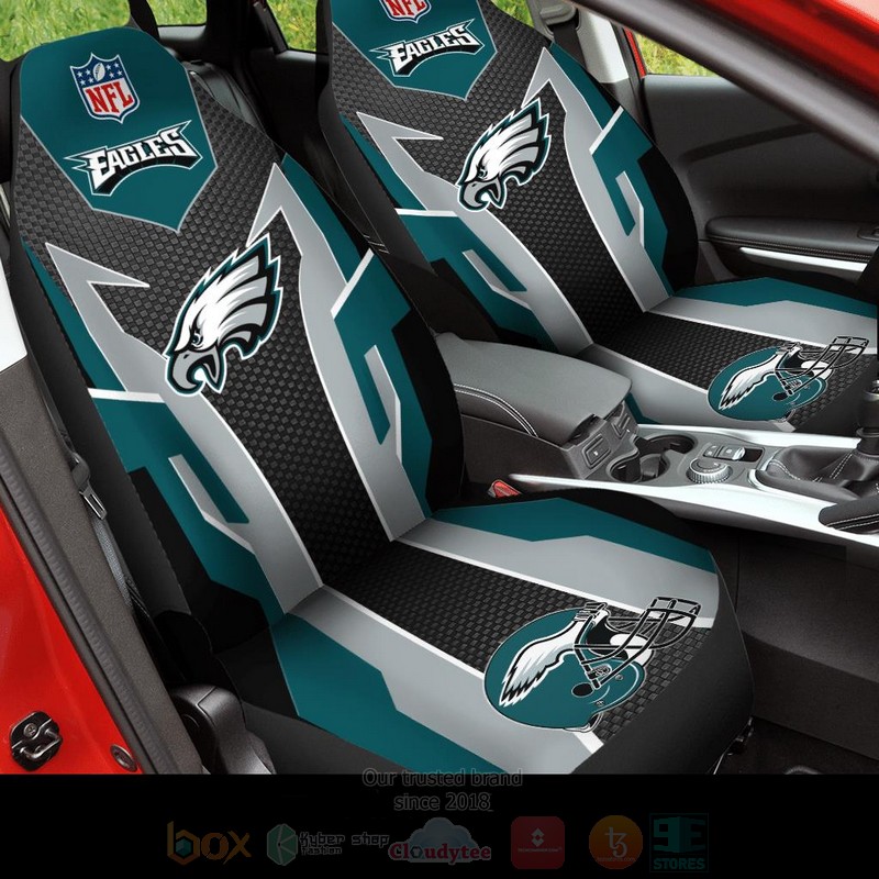 NFL_Philadelphia_Eagles_Blue-Grey_Car_Seat_Cover