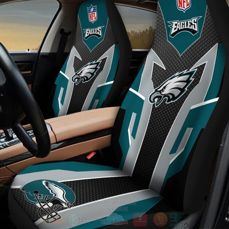 NFL_Philadelphia_Eagles_Blue-Grey_Car_Seat_Cover_1