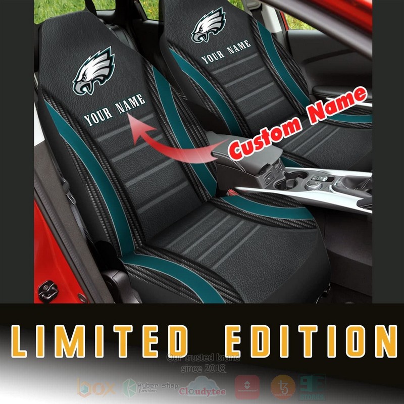 NFL_Philadelphia_Eagles_Custom_Name_Car_Seat_Cover_1