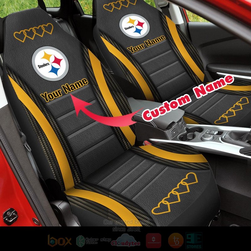 NFL_Pittsburgh_Steelers_Custom_Name_Car_Seat_Cover