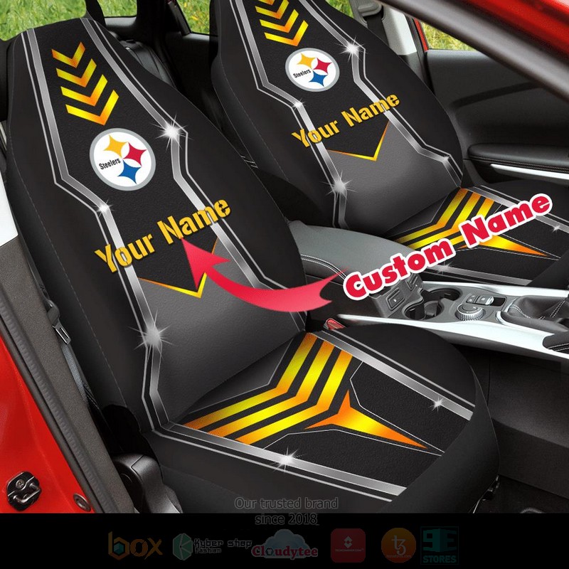 NFL_Pittsburgh_Steelers_Custom_Name_Car_Seat_Cover_1