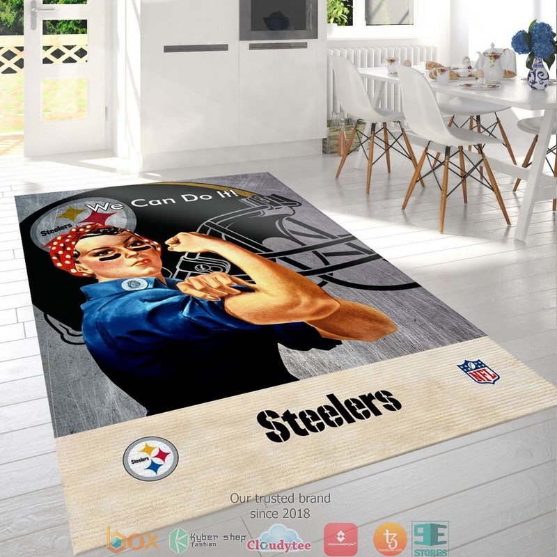 NFL_Pittsburgh_Steelers_Team_Logo_Rug_Carpet_1