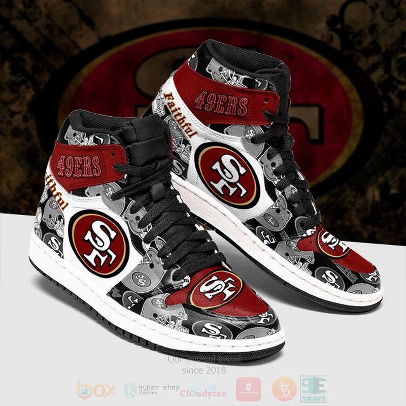 NFL_San_Francisco_49ers_Air_Jordan_High_Top_Shoes_1