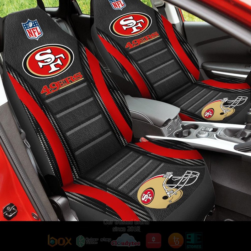 NFL_San_Francisco_49ers_Black_Car_Seat_Cover
