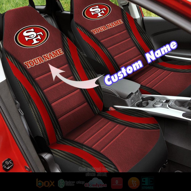 NFL_San_Francisco_49ers_Custom_Name_Car_Seat_Cover