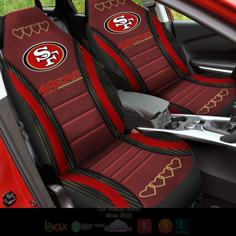 NFL_San_Francisco_49ers_Full_Red_Car_Seat_Cover