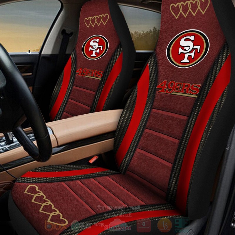 NFL_San_Francisco_49ers_Full_Red_Car_Seat_Cover_1