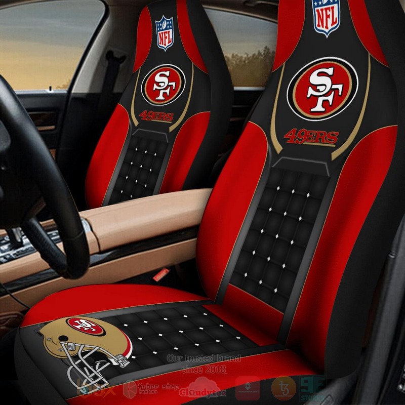 NFL_San_Francisco_49ers_Red-Black_Car_Seat_Cover_1