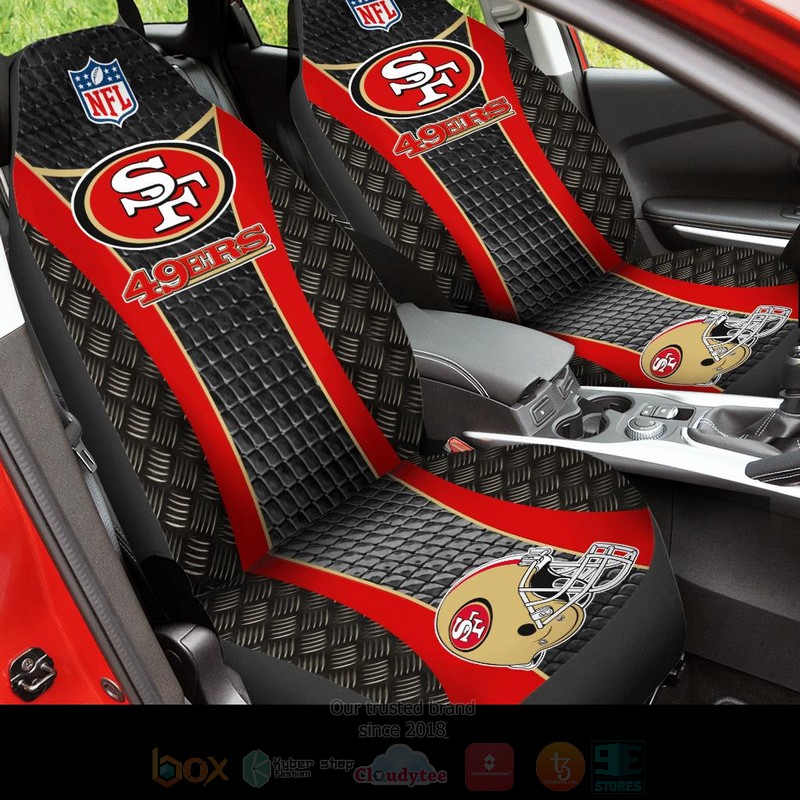 NFL_San_Francisco_49ers_Red-Grey_Car_Seat_Cover