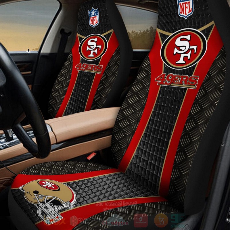 NFL_San_Francisco_49ers_Red-Grey_Car_Seat_Cover_1