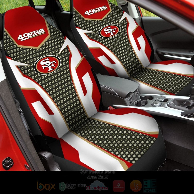 NFL_San_Francisco_49ers_Red-White_Car_Seat_Cover_1