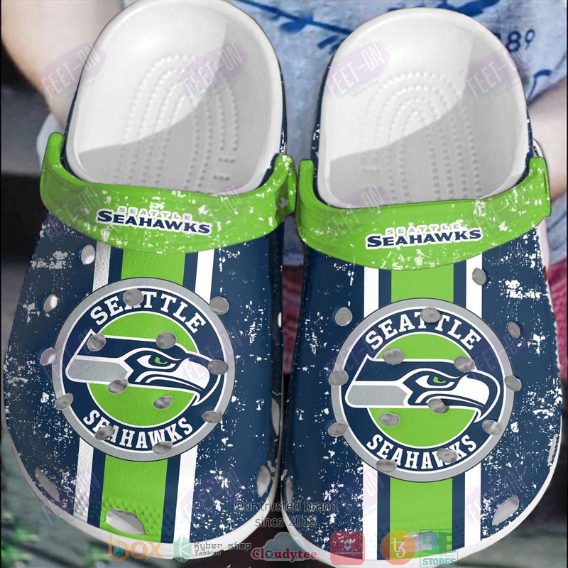 NFL_Seattle_Seahawks_Navy-Green_Crocband_Crocs_Clog_Shoes