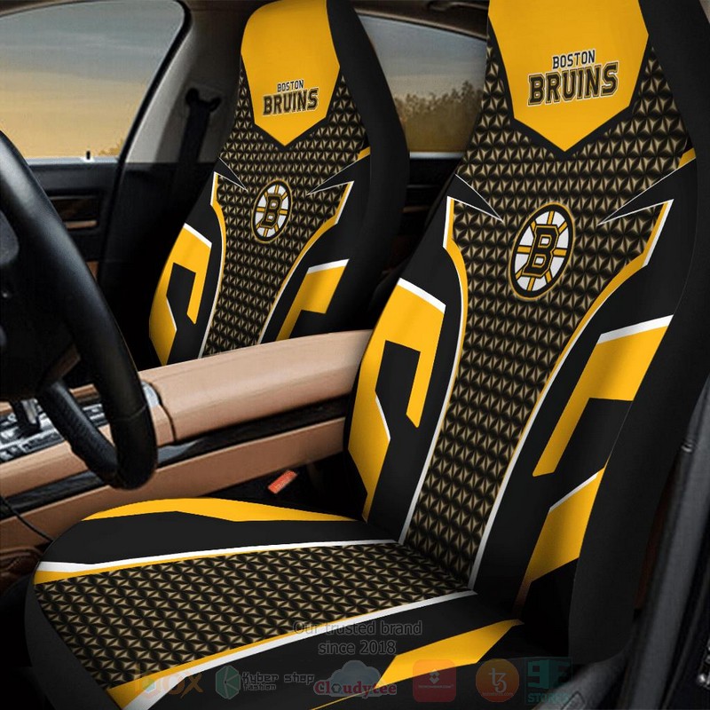NHL_Boston_Bruins_Yellow_Car_Seat_Cover_1