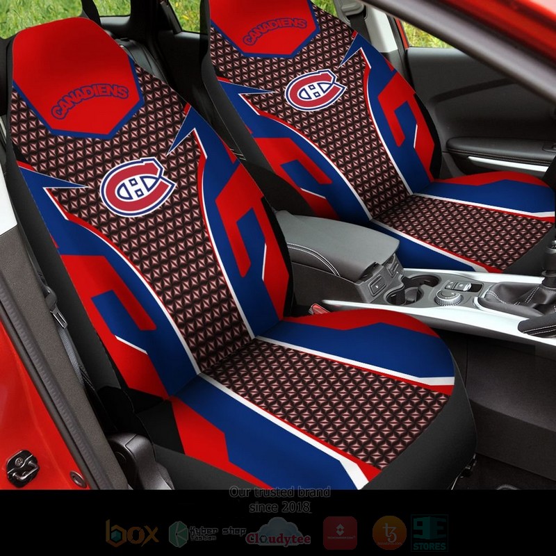 NHL_Montreal_Canadiens_Red-Blue_Car_Seat_Cover
