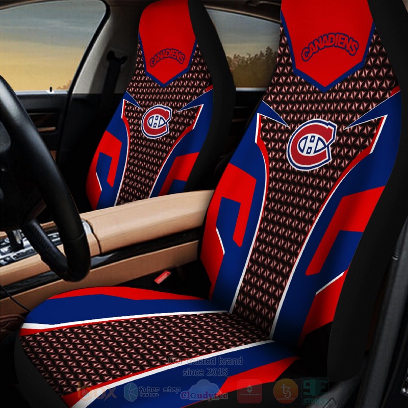 NHL_Montreal_Canadiens_Red-Blue_Car_Seat_Cover_1