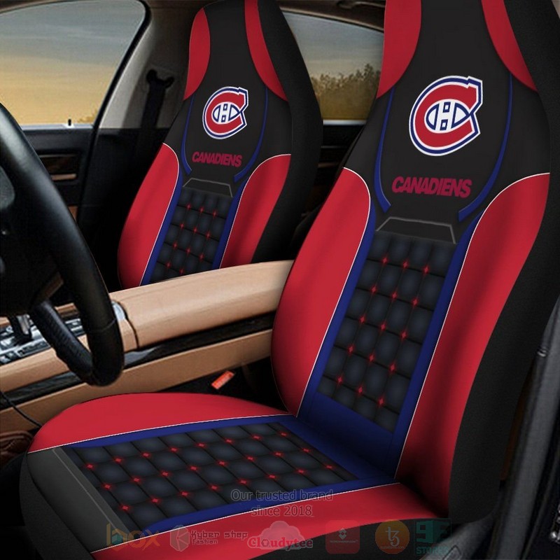 NHL_Montreal_Canadiens_Red_Car_Seat_Cover