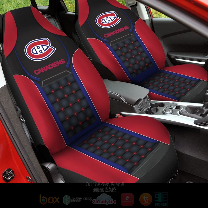 NHL_Montreal_Canadiens_Red_Car_Seat_Cover_1