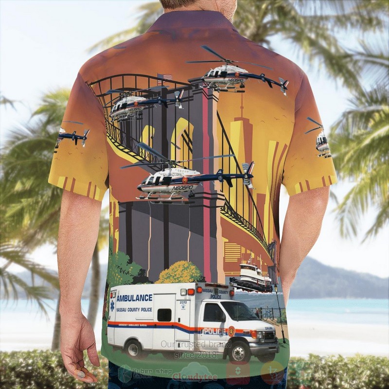 Nassau_County_Police_New_York_Yellow_Hawaiian_Shirt_1
