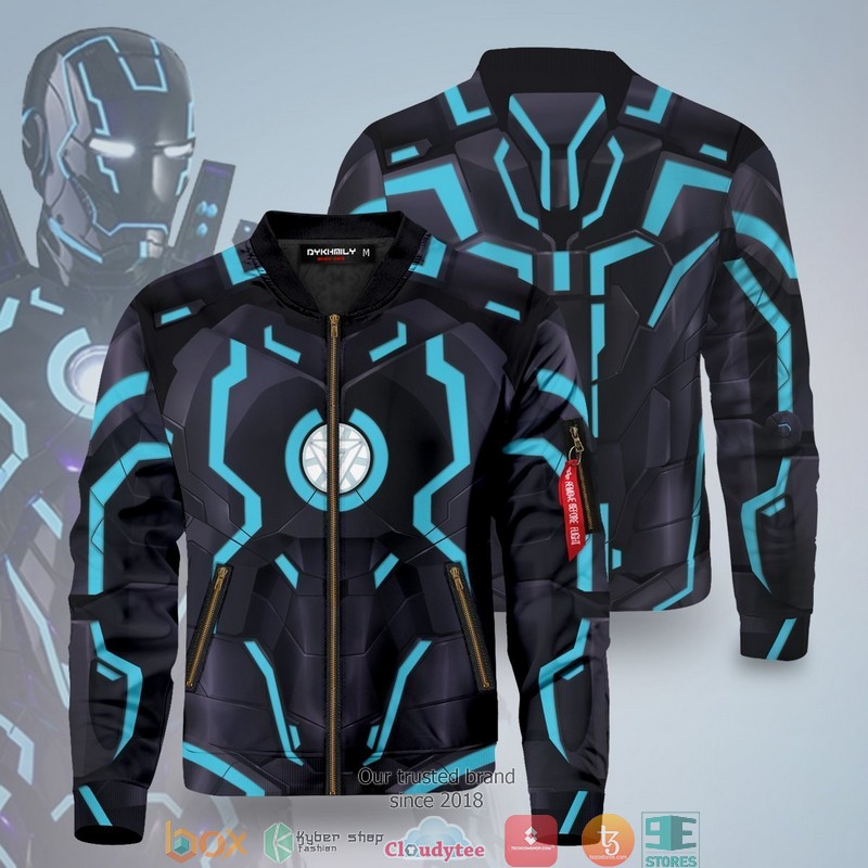 Neon_Tech_Iron_Man_Bomber_Jacket_1