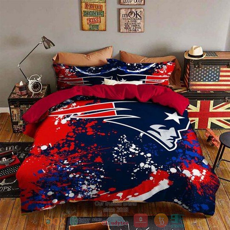 New_England_Patriots_NFL_logo_Bedding_Set