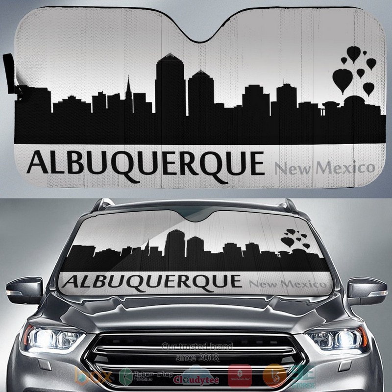 New_Mexico_Albuquerque_Skyline_Car_Sunshade