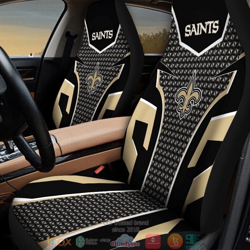 New_Orleans_Saints_Black_Car_Seat_Covers