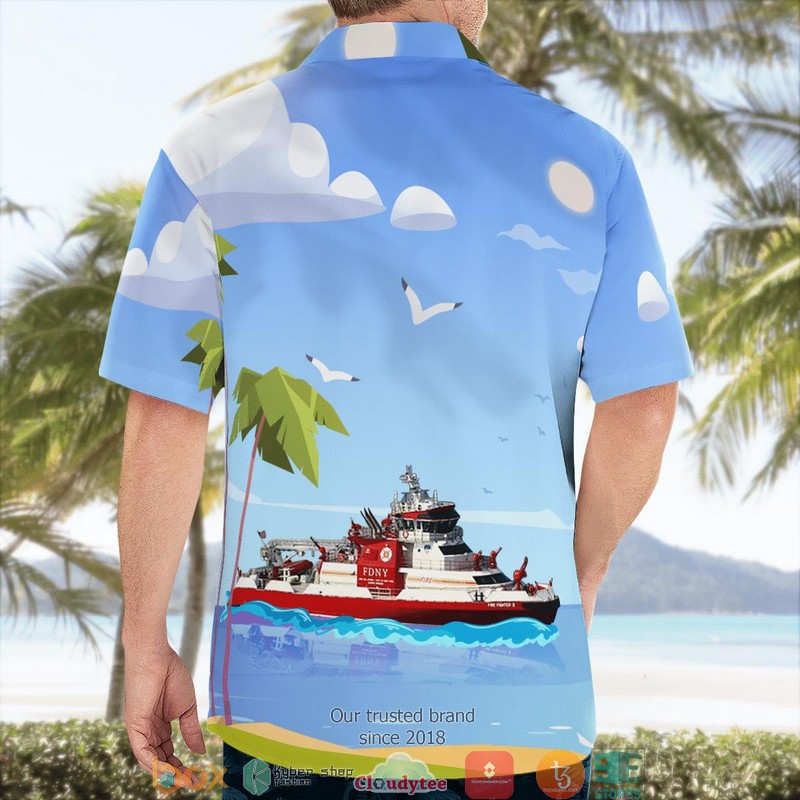 New_York_City_Fire_Department_Three_Forty_Three_Fireboat_Hawaii_3D_Shirt_1