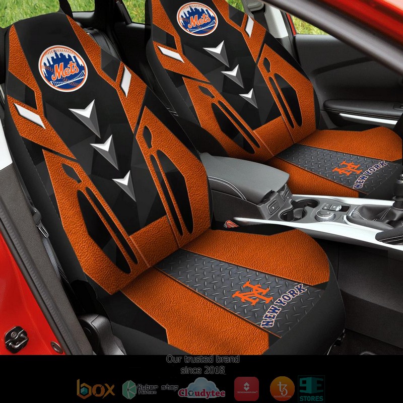 New_York_Mets_twinkle_orange_Car_Seat_Covers