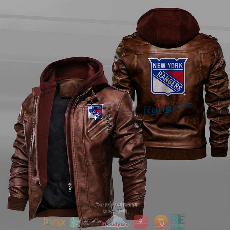 New_York_Rangers_Black_Brown_Leather_Jacket_1