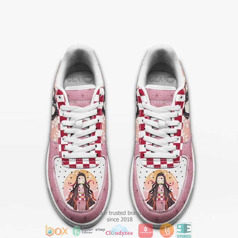 Nezuko_Kimetsu_Anime_Gifts_Idea_For_Fan_Nike_Air_Force_Sneaker_Shoes_1