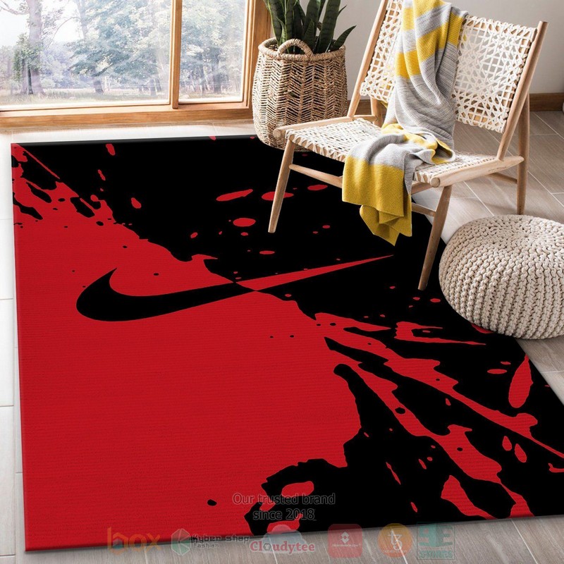 Nike_Sport_Logo_Red_Brands_Fashion_The_Us_Area_Rugs