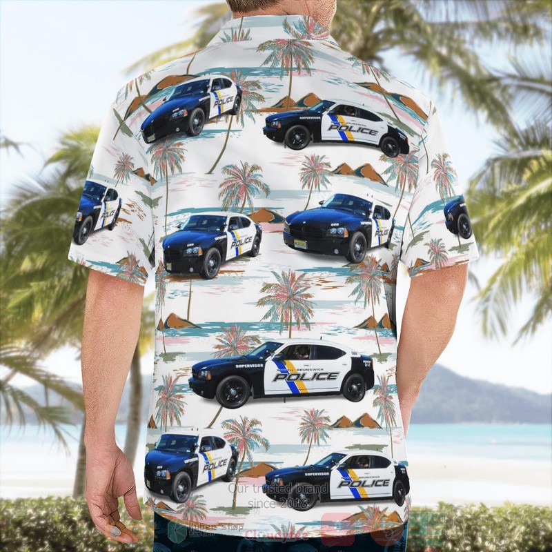 North_Brunswick_Police_Department_Dodge_Charger_RMP_Hawaiian_Shirt_1