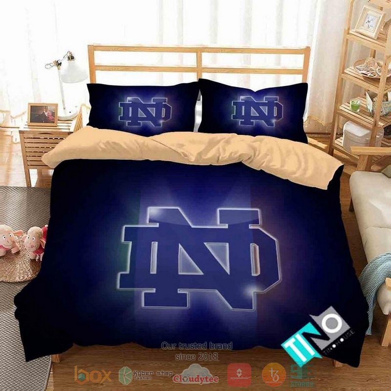 Notre_Dame_Fighting_Irish_NCAA_logo_purple_Bedding_Set