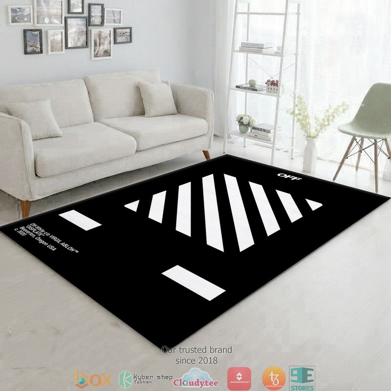 Off_White_Displate_Stripes_Area_Fashion_Brand_Rug_Carpet_1