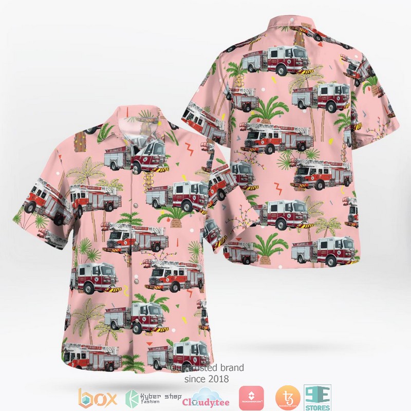 Ohio_City_Of_Delaware_Fire_Department_Christmas_3D_Hawaii_Shirt