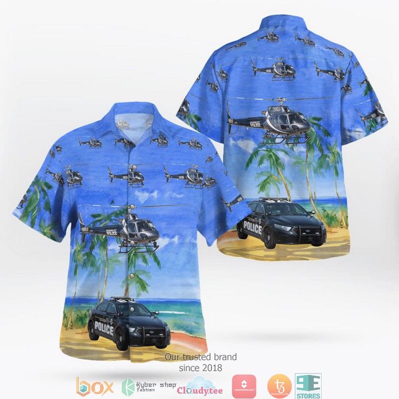 Oklahoma_City_Police_Department_Car_And_AS350_B3e_Helicopter_Hawaii_3D_Shirt