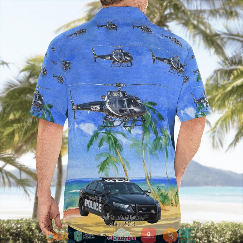 Oklahoma_City_Police_Department_Car_And_AS350_B3e_Helicopter_Hawaii_3D_Shirt_1