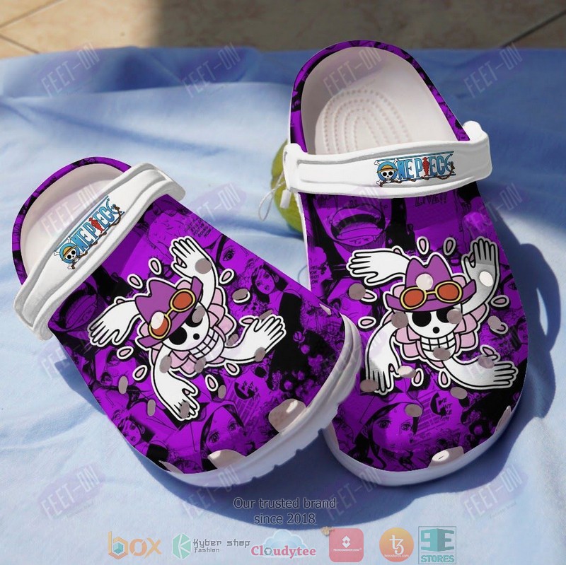 One_Piece_Nico_Robin_Icons_Purple_Anime_Crocband_Crocs_Clog_Shoes