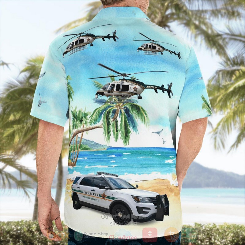 Orange_County_Florida_Orange_County_office_Ford_Police_Interceptor_Utility_And_Bell_407_Helicopter_Hawaiian_Shirt_1