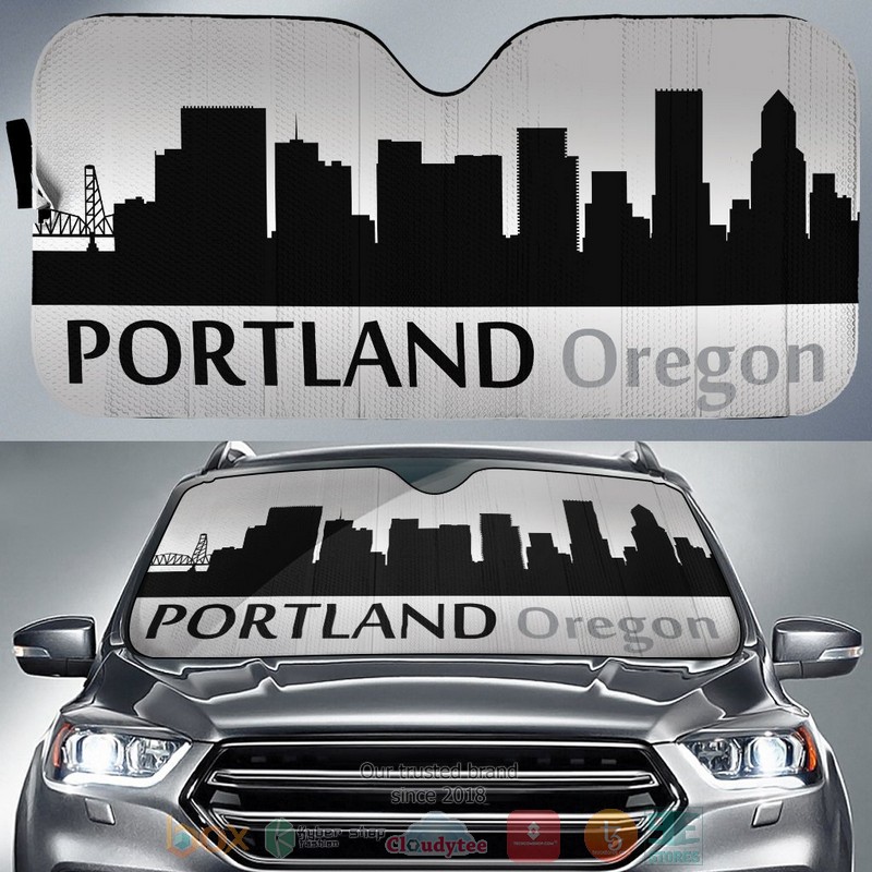 Oregon_Portland_Skyline_Car_Sunshade