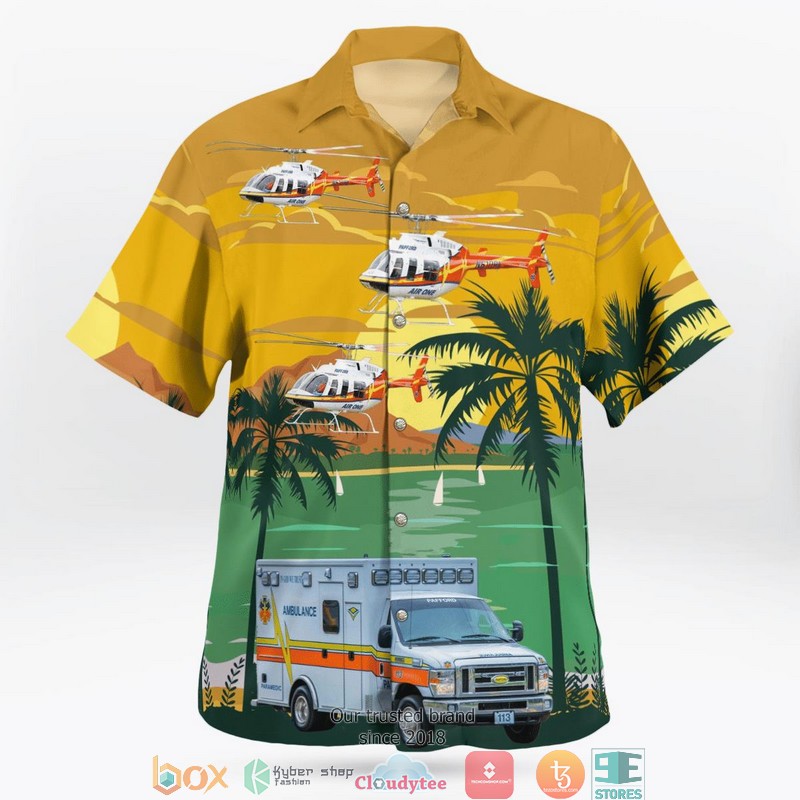 Pafford_Emergency_Medical_Services_Bell_JetRanger_N610PA__Ambulance_3D_Hawaii_Shirt_1