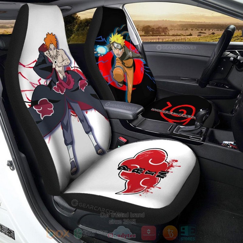 Pain_and_Naruto_Naruto_Anime_Car_Seat_Cover
