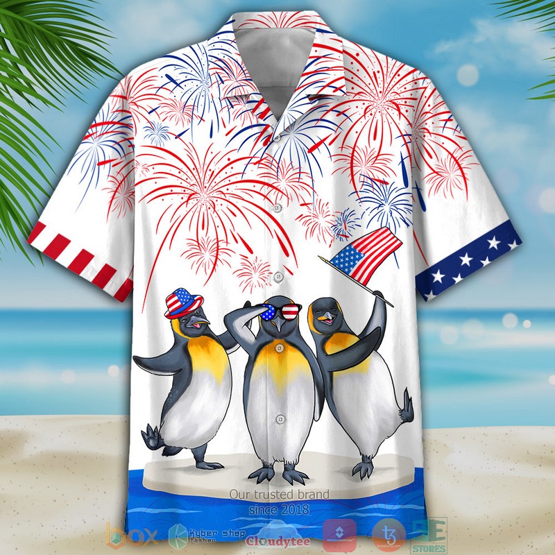 Penguins_Independence_Day_Is_Coming_Hawaiian_Shirt_Shorts