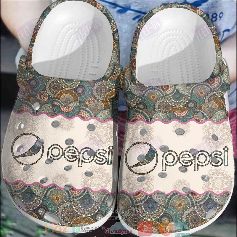 Pepsi_Pattern_Crocband_Crocs_Clog_Shoes